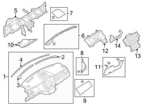 Ford oem speaker cover bg1z18978ca image 7