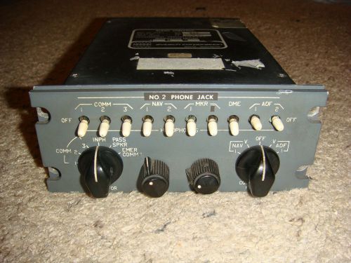 Cessna citation avtech corporation audio control box p/n: 1440-1