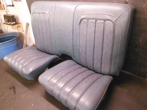 73-81 gm f body camaro firebird deluxe blue rear seat trans am z28 77 79 back 75