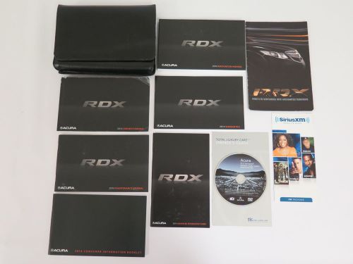 2014 acura rdx owners manual book