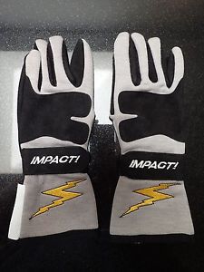 New impact jg4 junior driving gloves youth xl titanium sfi 3.3/5 38000611