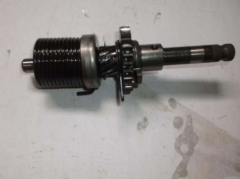 Kawasaki s3  kh400  kick starter shaft assembly