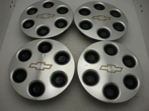 Set of 4- 00-03 chevy silverado tahoe etc 15004143 wheel center cap wheel hubcap