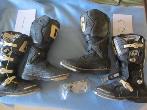 2-pr gaerne sg 10 size 9 mx/atv motocross racing boots made in italy