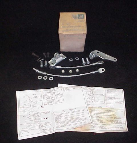 Nos 65 66 67 chevy ii nova 283 327 engine lift stop cable kit 330267 l79 sbc