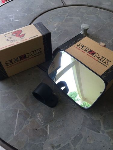 A set of 2 seizmik universal mirrors utv yamaha rhino polaris ranger rzr prowler