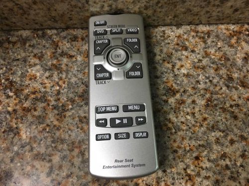 Lexus toyota  rear dvd entertainment remote control oem   86170-45070