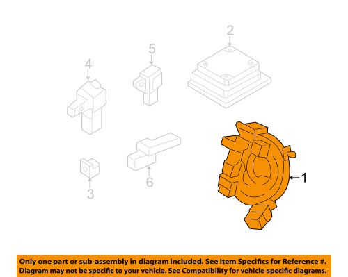 Ford oem supplemental restraint system-clockspring eg9z14a664b