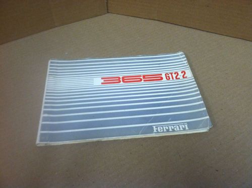 Ferrari 365 gt 2+2 spare parts manual original 1969-70