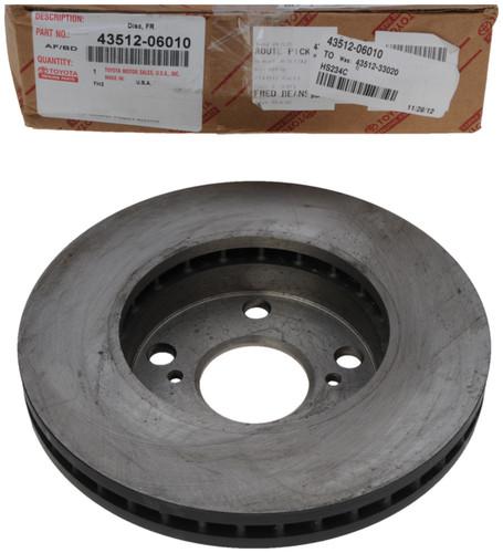 Toyota oem 4351206010 front brake rotor/disc/disc brake rotor