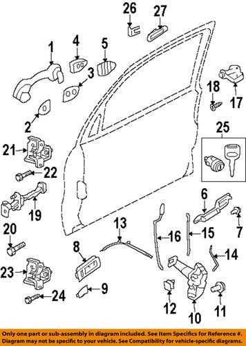 Ford oem 8l8z7826684a front door-reinforcement