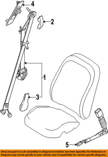 Ford oem 8s4z54611b09aa front seat belts-retractor assembly