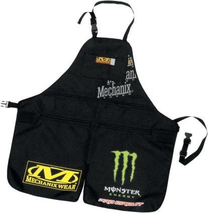 Pro circuit race team apron  black/yellow