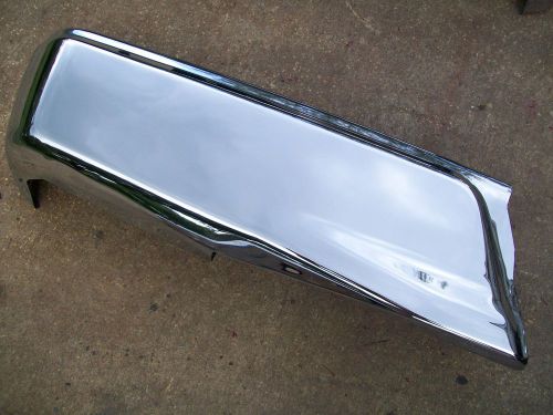 2016 ford f-150 right rear chrome bumper end