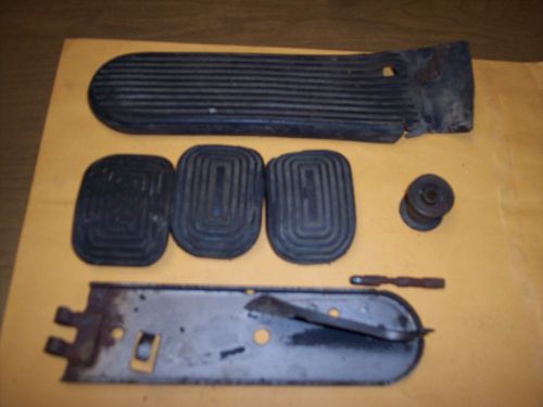 Vw bug volkswagen vintage brake clutch pads gas pedal parts  vw