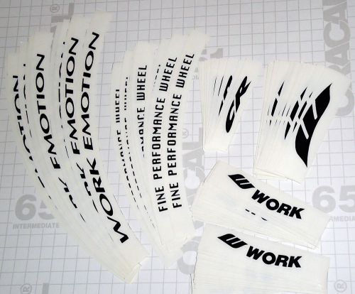 Complete work emotion cr kai decal sticker-any colors and size