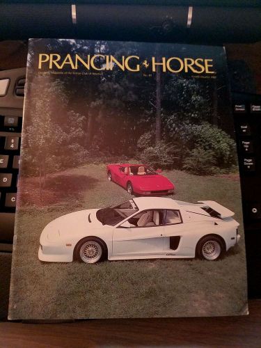 Ferrari owners club of america prancing horse #85 4th quarter 1987 magazine