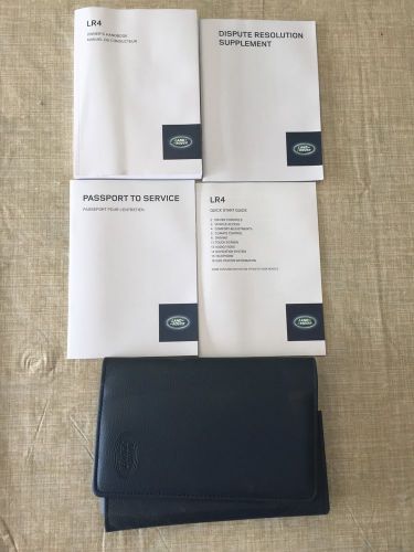 2014 land rover  lr4  with navigation owners manual set #o121
