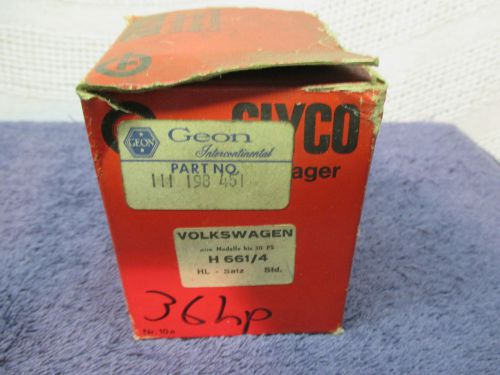 Glyco 36hp volkswagen main bearing set- std case/ thrust/ crankshaft