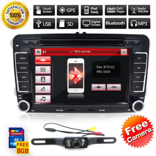 Ui 7&#039;&#039; gps nav car stereo dvd player for vw/passat/jetta canbus ipod mp3+camera