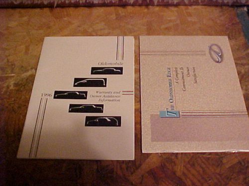 Lot of 2  1996 oldsmobile owners booklets