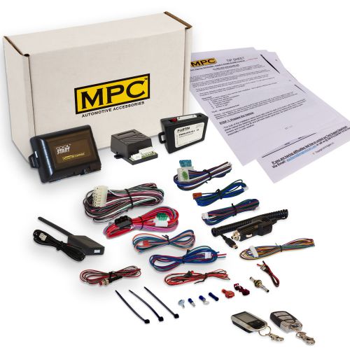 Complete 2 way remote start kit with bypass for chevy vehicles [1998-2005]