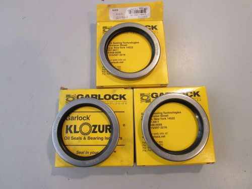 Garlock klozure 63x1723 oil seal 2.438 x 3.125 x 0.375 lot of 3!