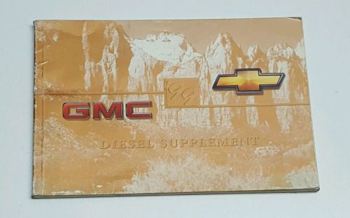 1999 gmc sierra diesel owners manual v8 6.6l 4x4 2wd