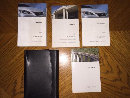 2009 lexus is250 owner&#039;s manual &amp;  navigation manual