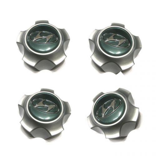 2000 2001 2002 2003 2004 2005 hyundai santa fe oem wheel center hub cap set of 4