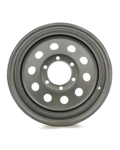 16x6 8-lug on 6.5&#034; silver mod trailer wheel w/ +.5&#034; offset-ws609