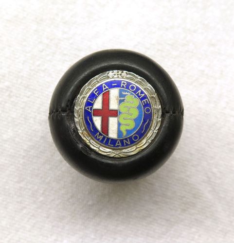 Alfa 115 gtv amco cloisonne and leather shift knob