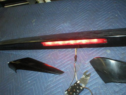 1982-92 camaro rear hatch wide deck spoiler air dam  + third 3rd brake light oem