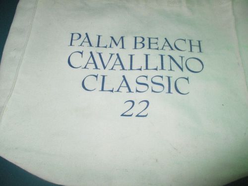 Ferrari 2013 palm beach cavallino classic # 22 anniversary canvas tote bag