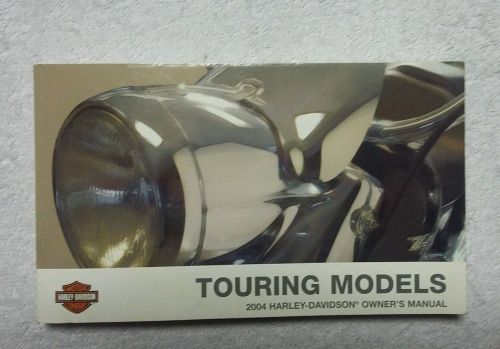 2004 harley davidson touring models owner&#039;s manual