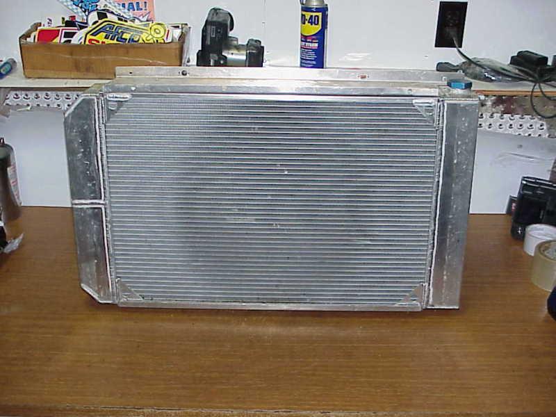 Nascar 17-1/2" x 31" x 4" tank size double pass aluminum radiator usar  wissota