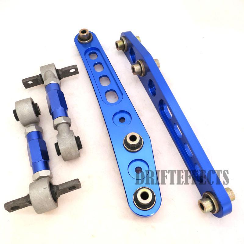 G1 pro blue civic crx integra del sol lca lower control arm + gen2 rear camber r