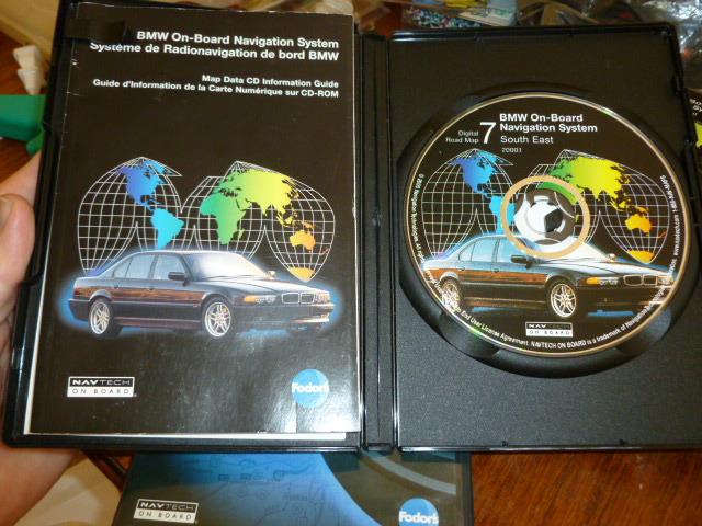 Bmw oem navigation cd map disc 7 southeast 2001.1 navtech on board system