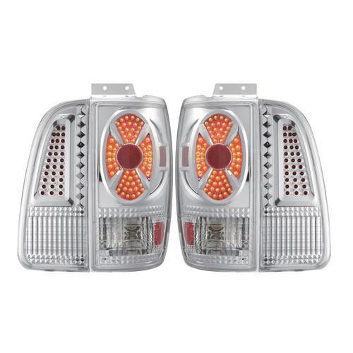 Apc diamond cut tail lights for 1998-2002 lincoln navigator 407591tlc