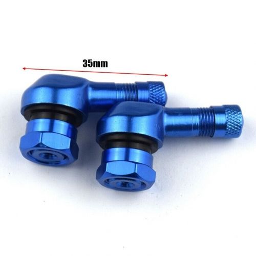 2x aluminum motorcycle 90 degree angle wheel tire stem tubeless valve tools