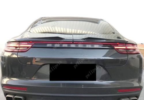 For porsche panamera 2017-2022 carbon fiber rear spoiler tail trunk lip wing bar