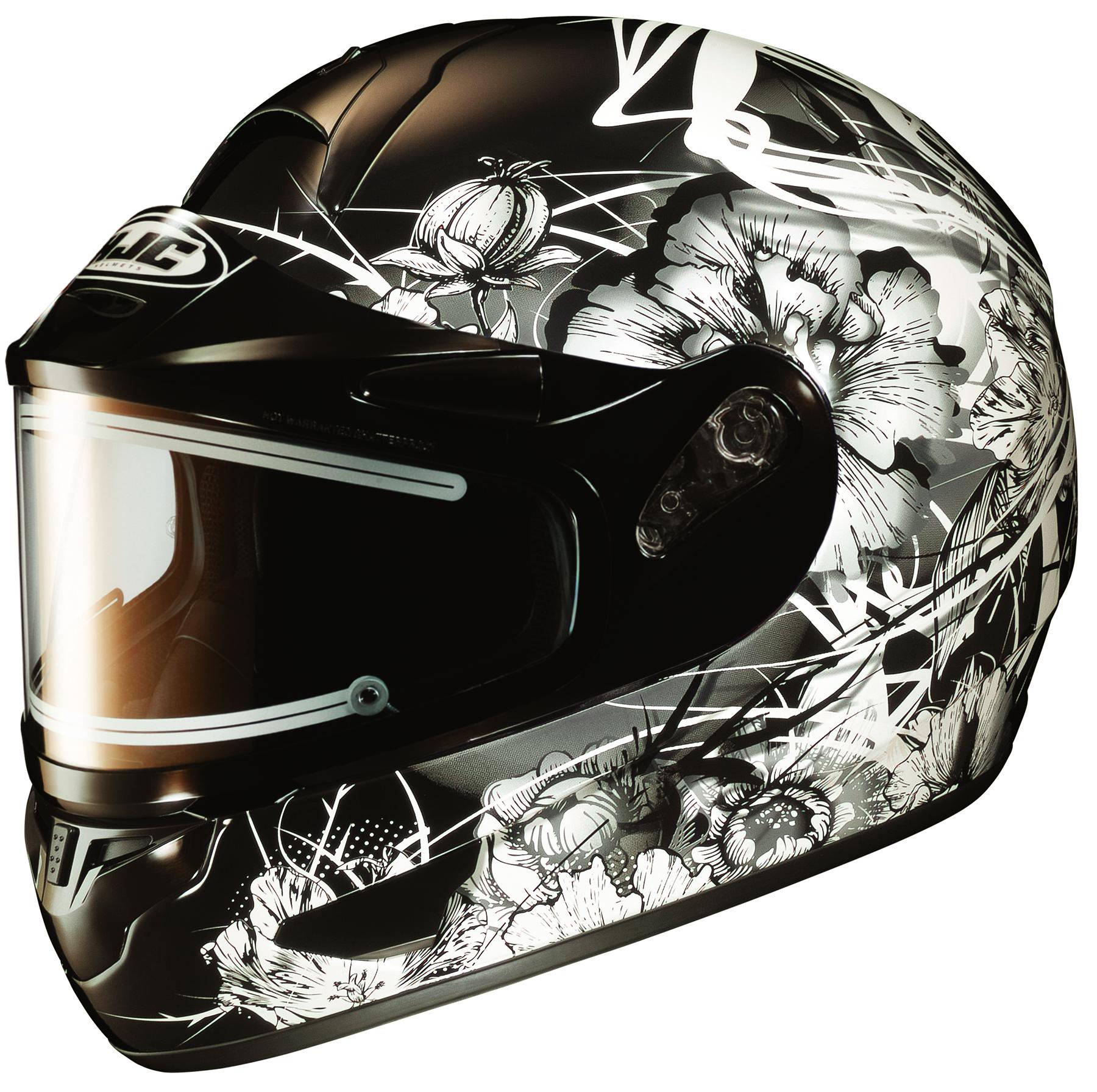 Hjc cl-16 virgo full face motorcycle helmet electric shield black size large