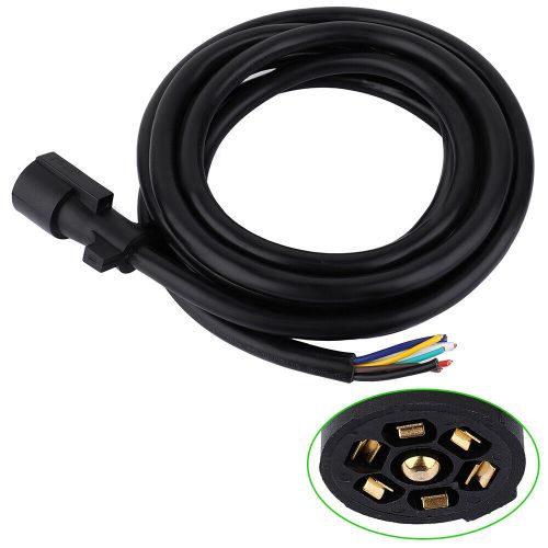 7-way trailer connector plug 15ft cord 7-pin wiring harness for truck camper rv