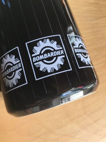 Bombardier coffee mug black with white logo - brp, ski-doo, sea-doo, can-am