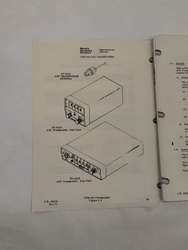 Bendix tpr-640 atc transponder system maintenance manual-copy