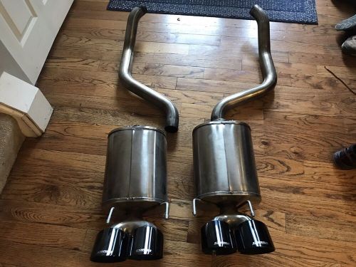 Corsa  sport exhaust 2009-2013 c6 corvette 4.5” black tips model 21011