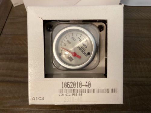 Hardin marine oil pressure gauge stainless steel