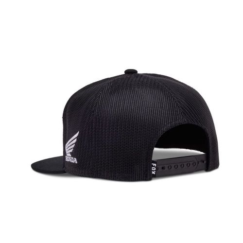 Fox racing fox x honda snapback hat (black) (one size) 32253-001-os