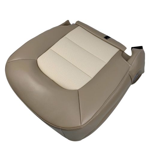 Driver / passenger side leather seat cover tan fits 2003-2006 ford expedition