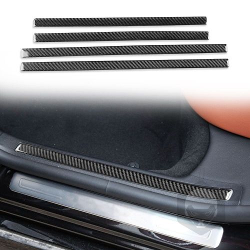Carbon fiber door sill cover trim set for mercedes-benz s-class w223 21+